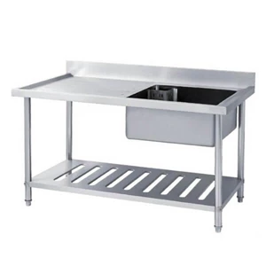 Meja Stainless Sink Table Stainless Steel Sst-1255
