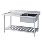 Meja Stainless Sink Table Stainless Steel Sst-1585 1