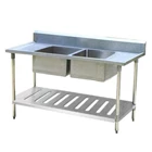 Meja Stainless Sink Table Stainless Steel Sst-1855 1