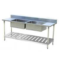 Meja Stainless Sink Table Stainless Steel Sst-2185