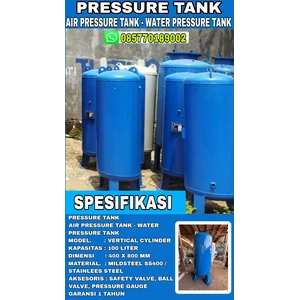  AIR RECEIVER TANK - WATER PRESSURE TANK - AIR PRESSURE TANK