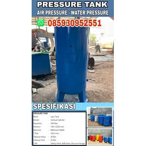 Air Receiver Tank - Water Pressure Tank 500 Liter  Tekanan 10 Bar