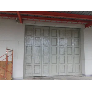 PINTU GARASI BESI MERK HI-SEN