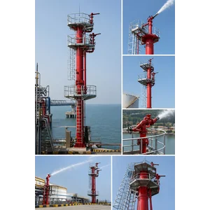 Fire Monitor Tower / Menara Monitor Pemadam Kebakaran Industri Fire Water Monitor foam system 