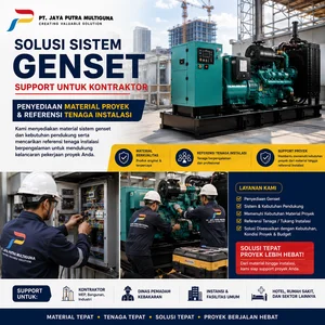 Solusi Sistem Genset & Pengadaan Material Proyek untuk Kontraktor genset solar