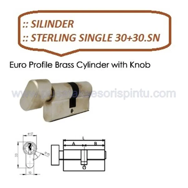 Sterling Handle Pintu Single 30+30