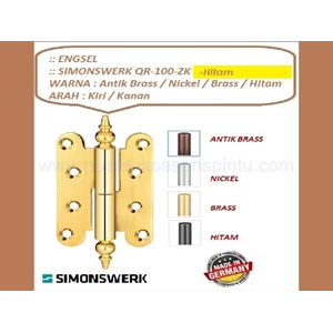Engsel Pintu dan Jendela Simonswerk QR-100-ZK-Hitam