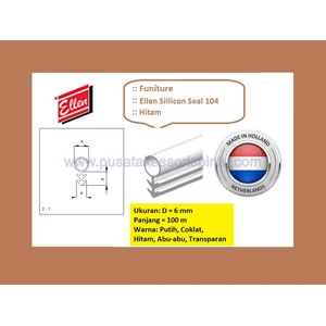 Karet Silikon Ellen 104 - Hitam