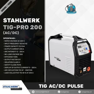 Mesin las TIG AC / DC Pulse merk Stahlwerk TigPro-200