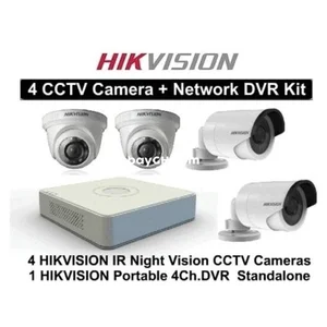 Paket Kamera Cctv Hikvision 4 Channel Hd 2Mp