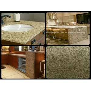 Yellow Granite Table Ex China Kitchen Table Table Kitchen Table Wash Basin Table Bar Table Pantry Counter Table Table Table Makeup