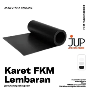 Karet FKM Viton Fluoroelastomer (FKM Rubber Sheet) Lembaran 3mm x 100cm (Per Meter)