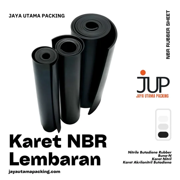 Karet NBR Lembaran (NBR Rubber Sheet) 3mm x 120cm (Per Meter)