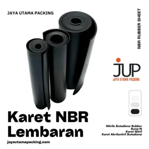 Karet NBR Lembaran (NBR Rubber Sheet) 6mm x 100cm (Per Meter)
