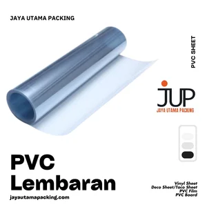 PVC Lembaran (PVC Sheet) Mika 1000 mm x 2000 mm 0.50 mm White (Putih)