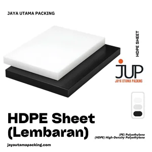 HDPE Sheet (HDPE Lembaran) Tebal 1mm - 10mm Ukuran 100x200cm / 122x244cm Putih Food Grade