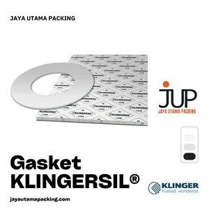 Gasket KLINGER® Graphite Laminate TSM Impregnated Expanded Graphite Tanged Stainless Steel Insert