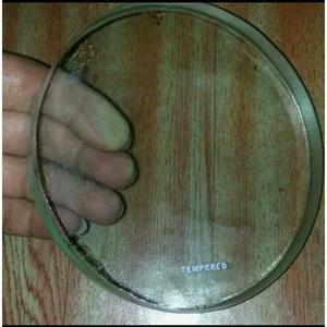 Sight Glass Tempered Bulat Clear 8 mm