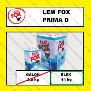 Lem Kuning FOX PRIMA D Blek 14 kg Lem HPL Triplek Kulit Sofa Parkit Fitting dan Hardware Perabotan