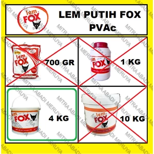 Lem Putih Lem Kayu Lem PVAc Lem FOX 4kg Fitting dan Hardware Perabotan