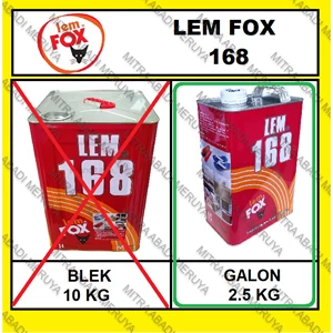 Lem Kuning FOX 168 Galon 2.5 kg Lem HPL Lem 168 Lem Triplek Fitting dan Hardware Perabotan