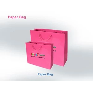 Pink Paper Bag Printing