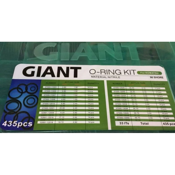 O-ring kit Komatsu
