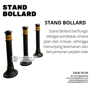 Stand Bollar Trotoar Model Standar