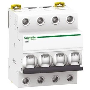 MCB / Miniature Circuit Breaker Acti 9 iK60N 4 Kutub 6A A9K24406  