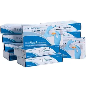 Alat Laboratorium Air Cole Parmer Thintouch Nitrile Gloves 12 Boxes Kit 2 Small 4 Medium 4 Large 2 Xlarge