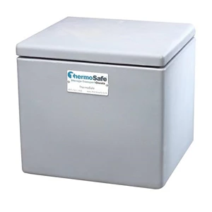Alat Laboratorium Umum Thermosafe 304 Dry Ice Storage Chest Tabletop Polyethylene 50 Lb Capacity