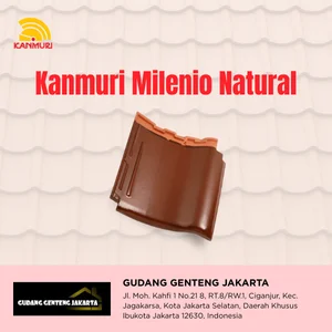 Genteng Keramik Kanmuri Milenio Natural