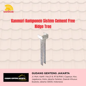 Perlengkapan Atap Kanmuri Sistem Cement Free Ridge Tree