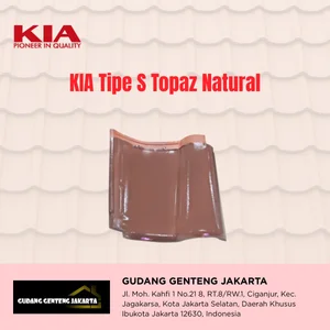Genteng Keramik KIA Tipe S Topaz Natural