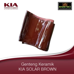 Genteng Keramik KIA Solar Brown
