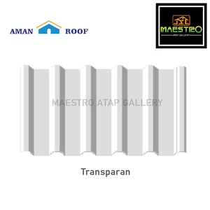 Atap UPVC Aman Roof Transparan