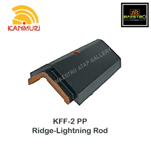 Genteng Keramik Kanmuri Full Flat KFF-2 PP Lighting Rod