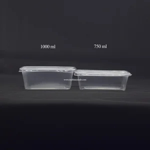 Kotak Makan / Thinwall / Box Plastik / Food Container  Plastik Tahan Panas TP 1000 mL