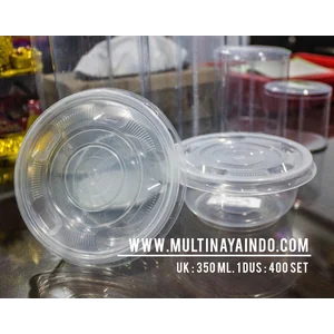 Mangkok Plastik / Thinwall / Food Container  Ukuran 300 mL Tahan Panas