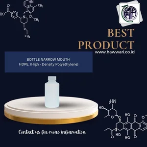 BOTTLE NARROW MOUTH HDPE. (High - Density Polyethylene) 100 ml