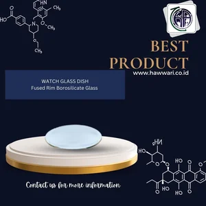 WATCH GLASS DISH Fused Rim Borosilicate Glass 200 mm
