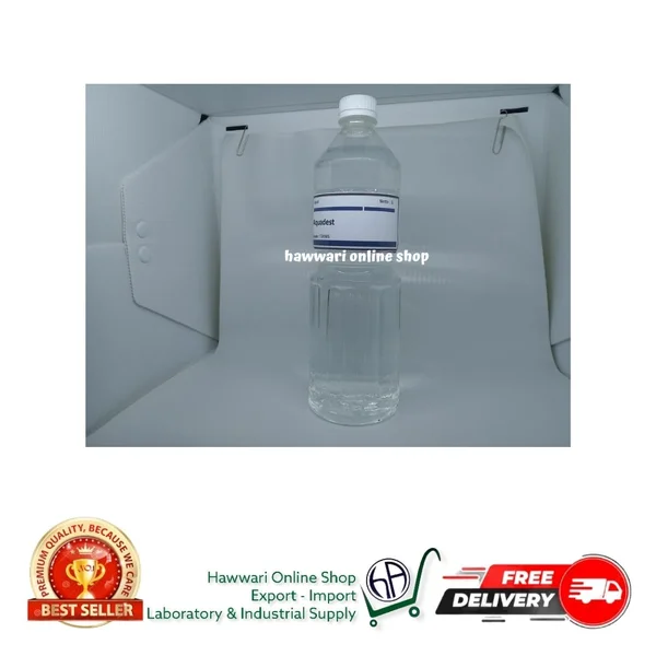 aquadest dengan kemasan 1 Liter 