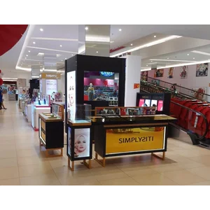 Booth Display Kosmetik Ukuran 1 x 3m