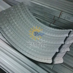 Atap Lengkung di Balikpapan Spandek Radial Zincalume