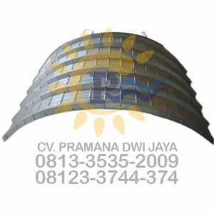 Atap Lengkung di Denpasar Spandek Radial Zincalume