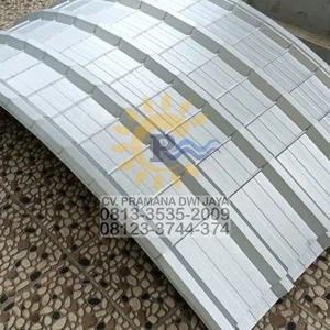 Atap Lengkung di Denpasar Spandek Radial Zincalume