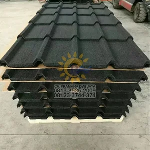 Atap Genteng Metal Pasir Multiroof Ukuran 80 x 100 cm
