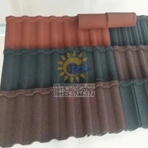 Atap Genteng Metal Pasir Waingapu Ukuran 80 x 80 cm dan 80 x 100 cm
