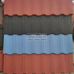 Atap Spandek Pasir Warna Biru Panjang 3 meter