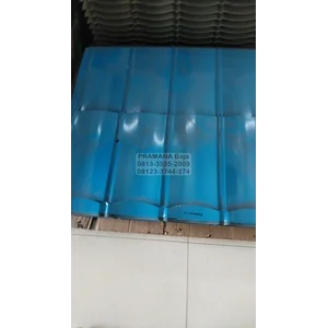 Atap Spandek Pasir Warna Biru Tebal 0.30 mm